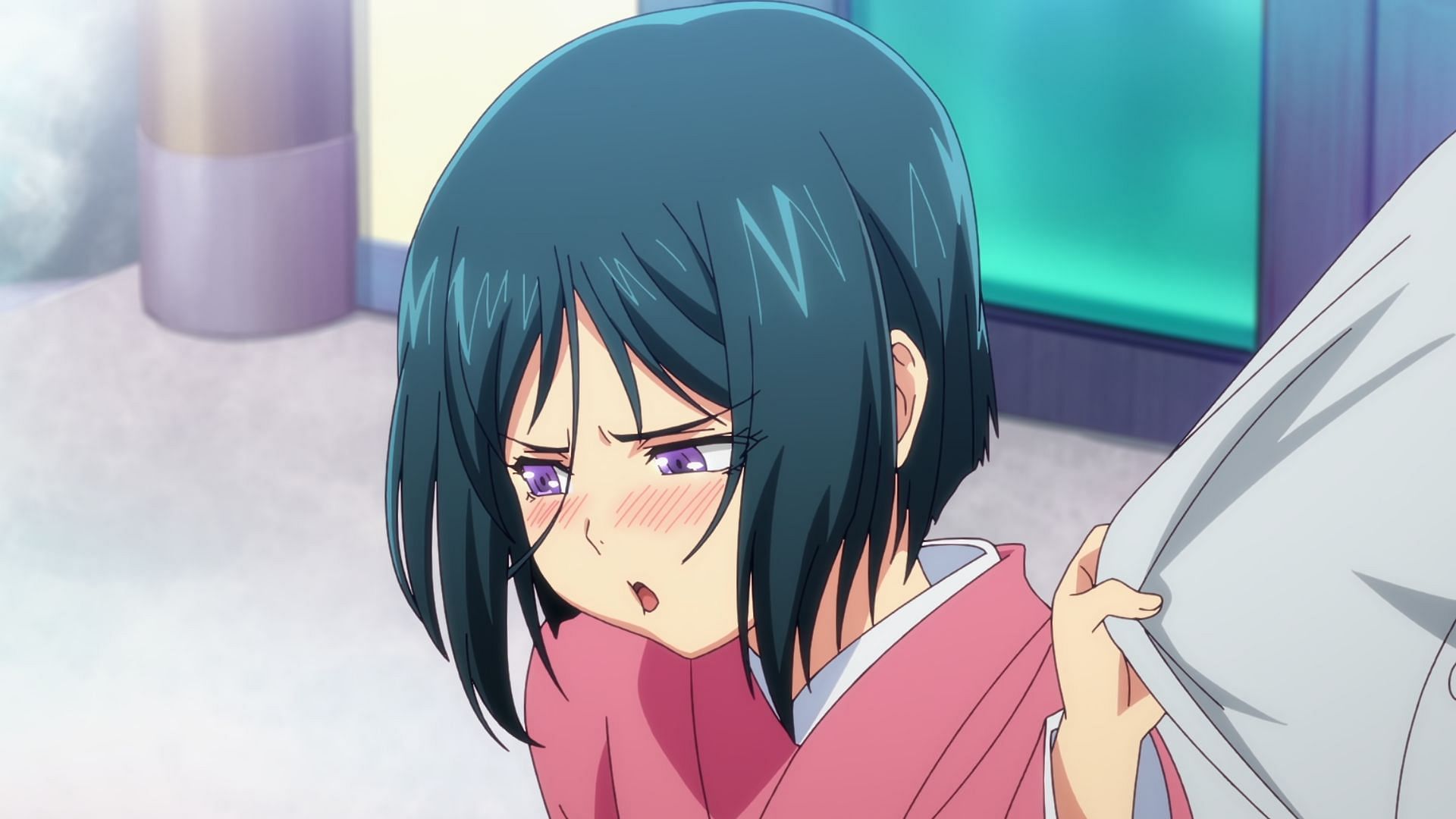 Shiori Kitahara as seen in Grand Blue season 2 episode 2 (Image via Zero-G, Liber)
